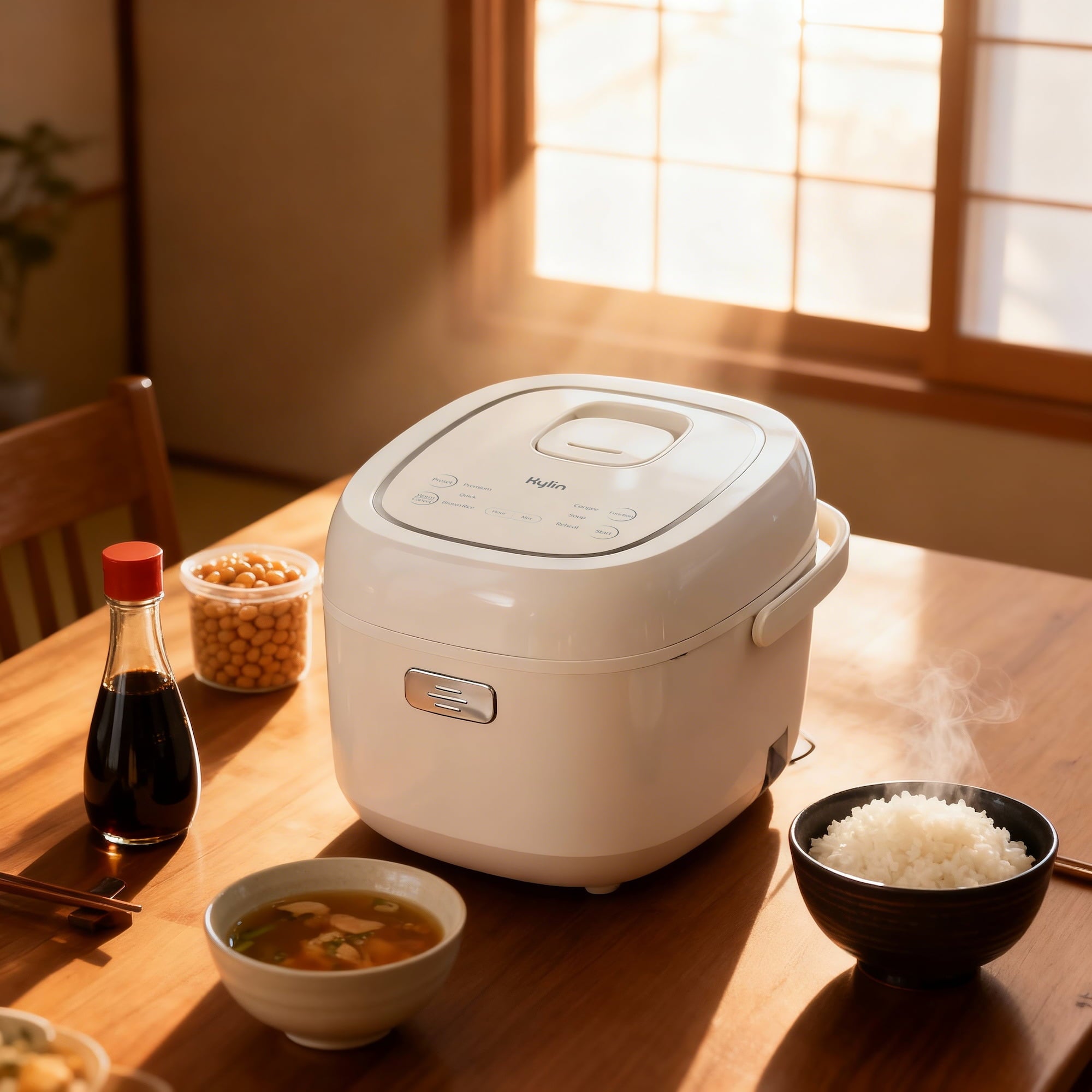 Kylin Electric Multi-Function Non Coating Ceramic 8 Cups Rice Cooker 4L AU-K1040
