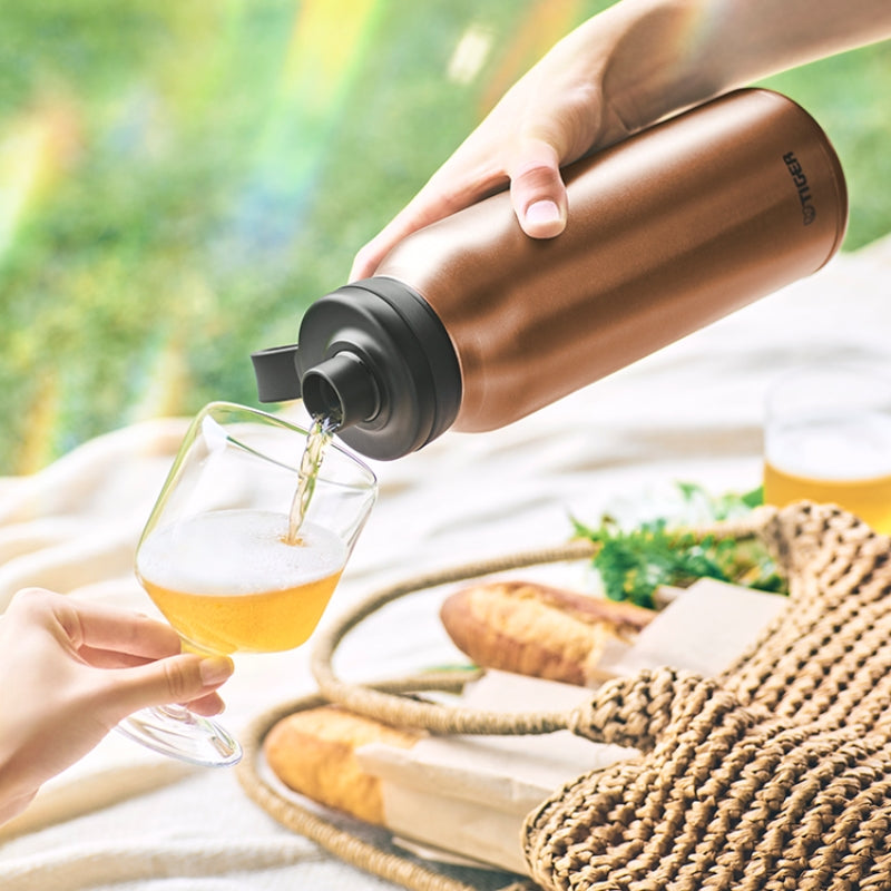 Tiger Vacuum Insulated Carbonated Bottle 500ml - Copper