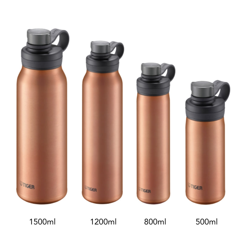 Tiger Vacuum Insulated Carbonated Bottle 800ml - Copper