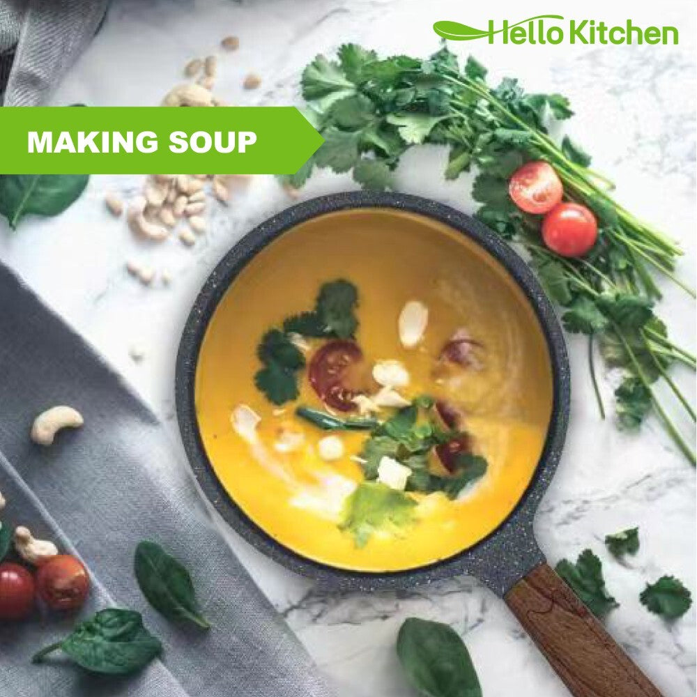 Hello Kitchen marble saucepan 18cm 20cm