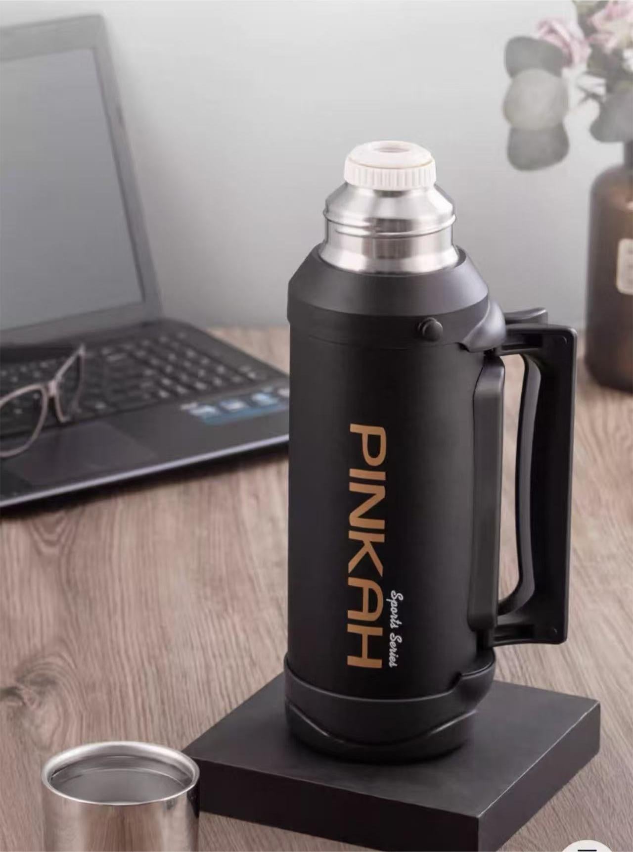 Pinkah PJ-3355 S/S Vaccum Bottle 1.8L Black
