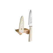Shi Ba Zi Zuo Fruit Knife with Sheath - Cream