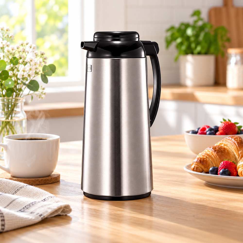 Zojirushi AFFB-16S 1.55L Stainless Steel Hot Water Container Drink Tea Coffee Jar Jug