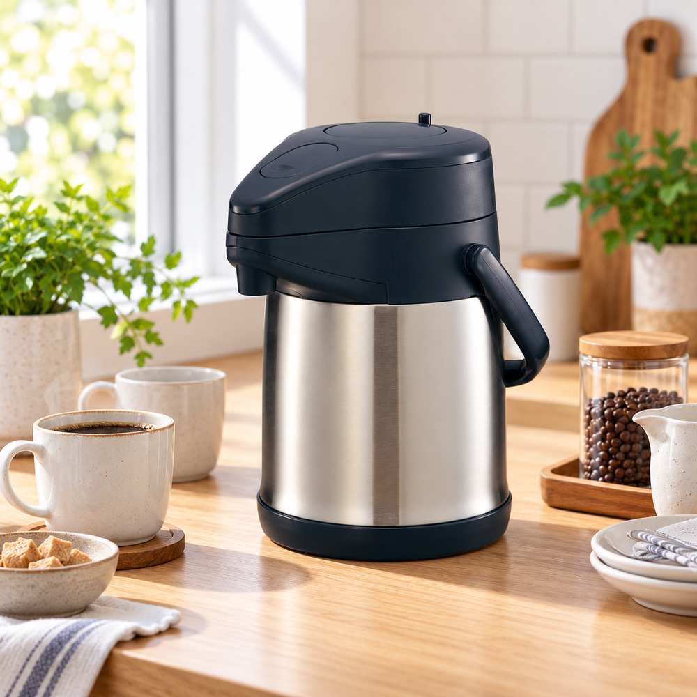 Zojirushi Vacuum Stainless Steel Air Water Pot Dispenser Jug 2.2 L