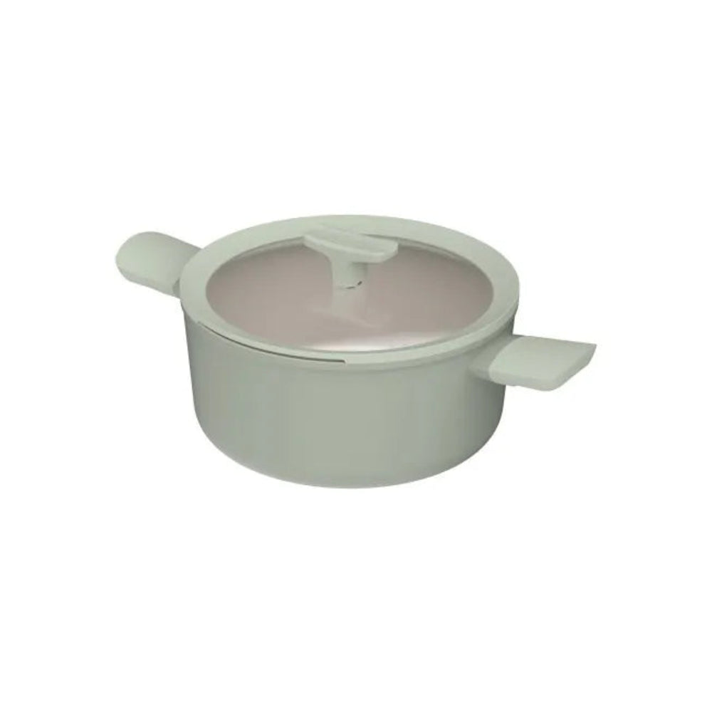 BergHOFF Balance Covered Stockpot 24 x 11.5cm 4.4L - Sage