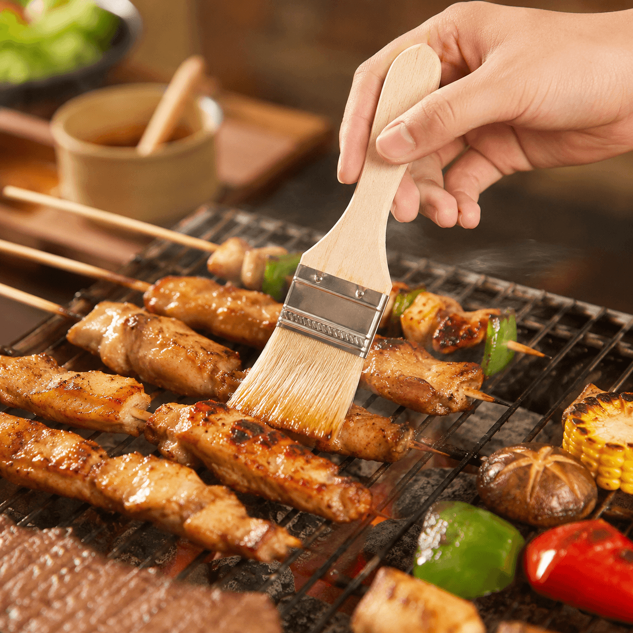 Fresh Life Long Handle BBQ Brush