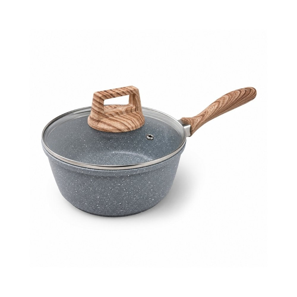 Hello Kitchen marble non-stick saucepan 20cm PFOA free