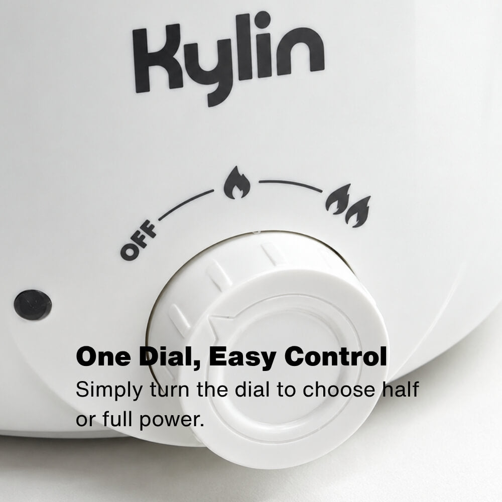 Kylin Mini Non-stick Multicooker Steam Rack Included White 1.2L 600~700W AU-K6412