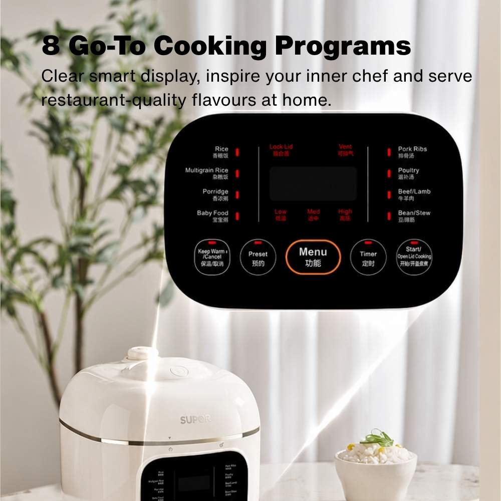 SUPOR Electric Pressure Cooker 2L AU-S5200