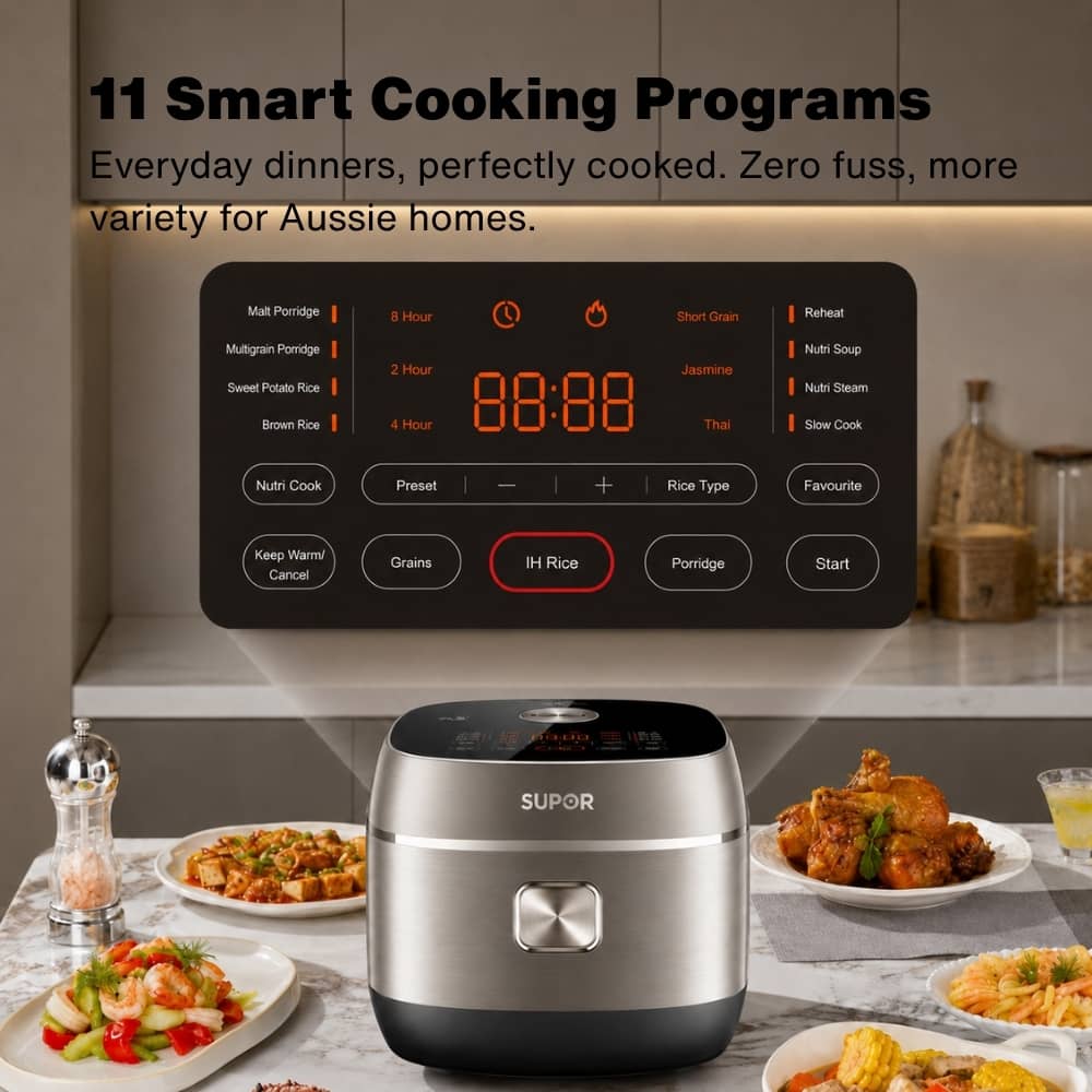 SUPOR IH Electric Stainless Steel Rice Cooker 3L AU-S2300